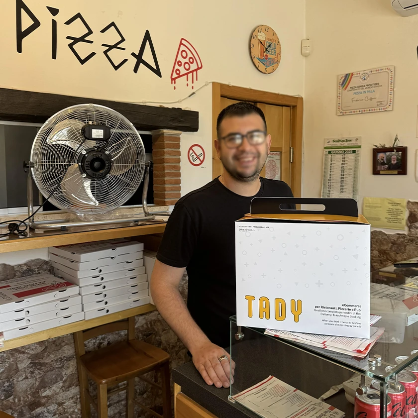 TADY® gestionale per pizzeria: esempio di consegne A2