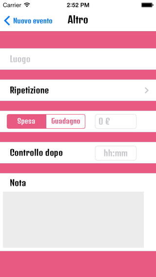 Screenshot 2 App iOS Diario Rosa